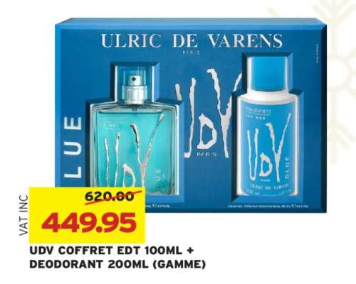 UDV COFFRET EDT 100ML + DEODORANT 200ML (GAMME)