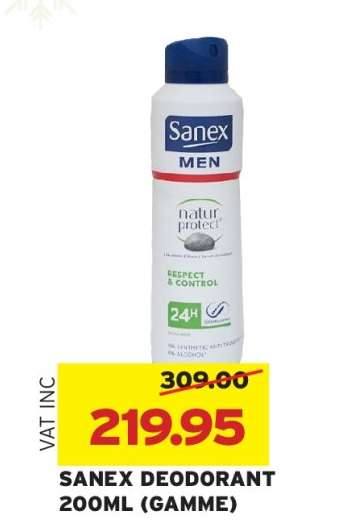 SANEX DEODORANT 200ML (GAMME)