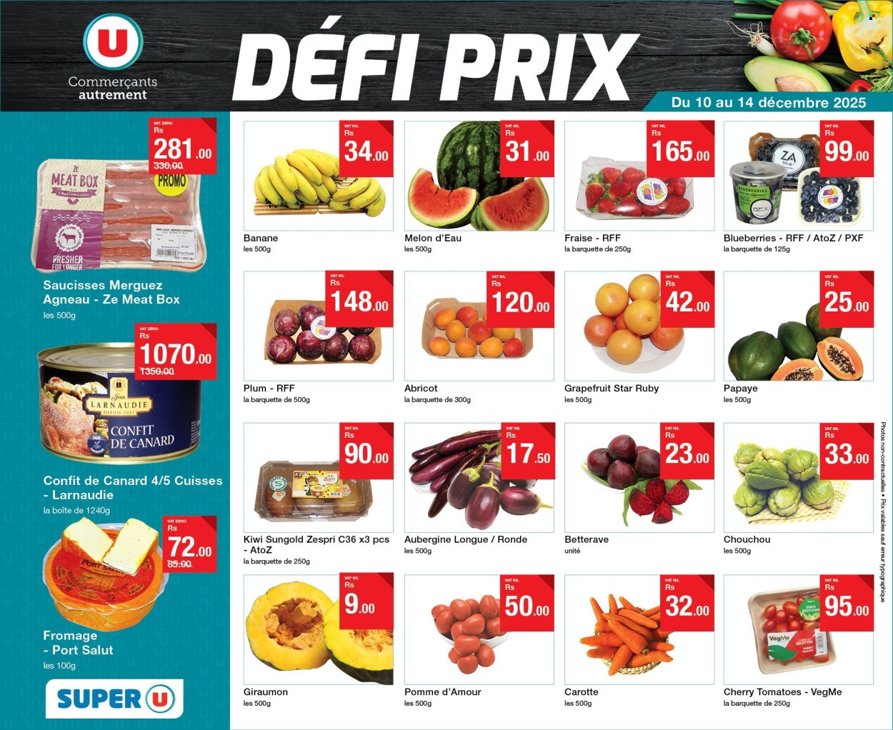 Catalogue Super U - 10/12/2025 - 14/12/2025. Page 1