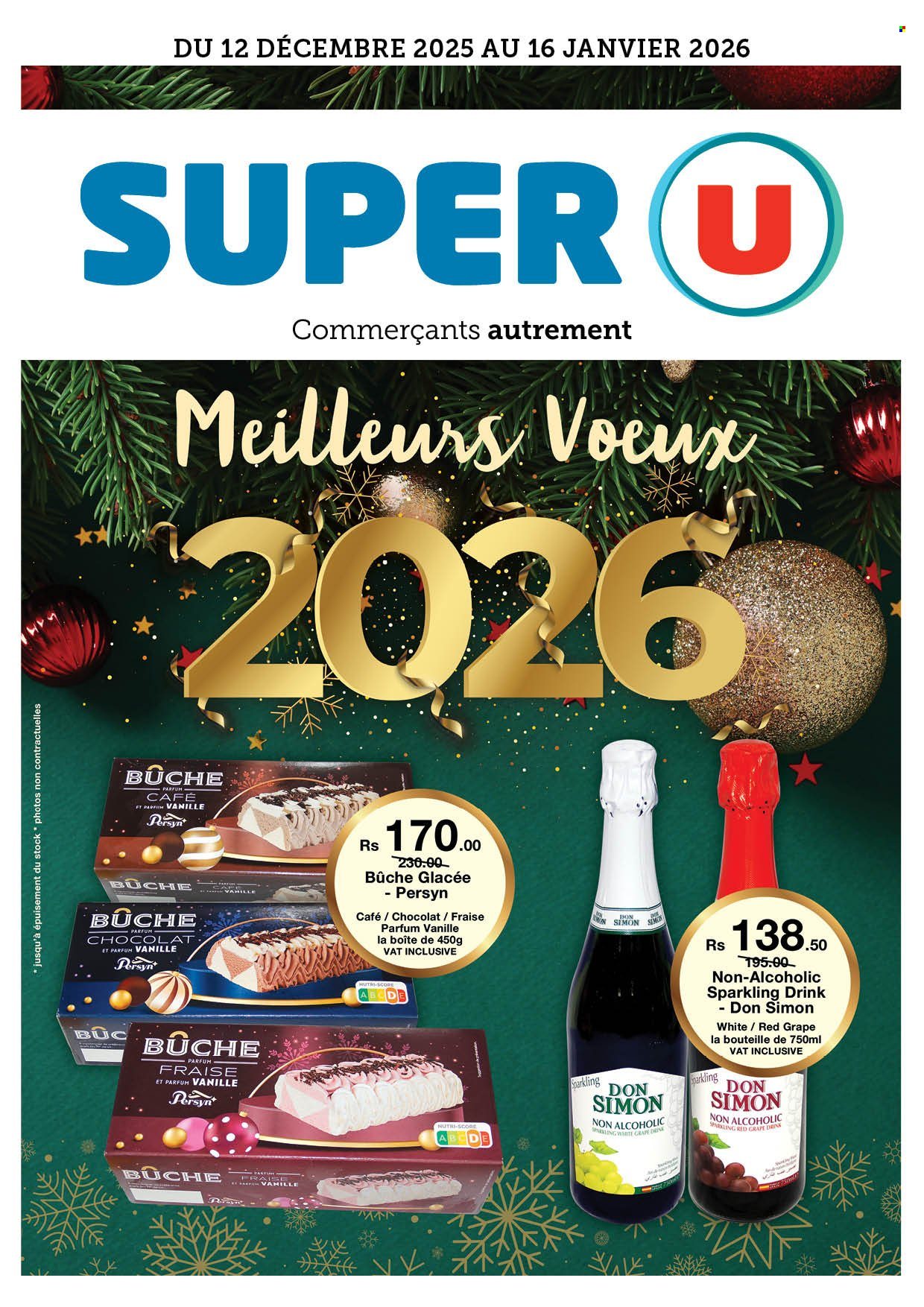 Catalogue Super U - 12/12/2025 - 16/01/2026. Page 1