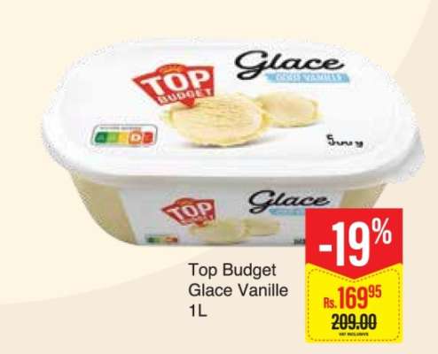 Top Budget Glace Vanille