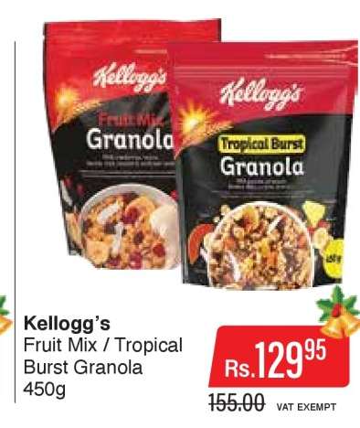 Kellogg’s Fruit Mix / Tropical Burst Granola