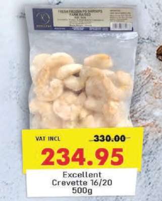 Excellent Crevette 16/20 500g