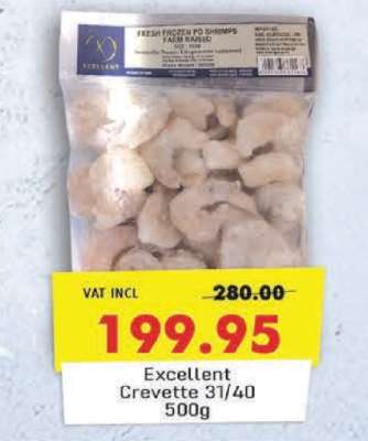 Excellent Crevette 31/40