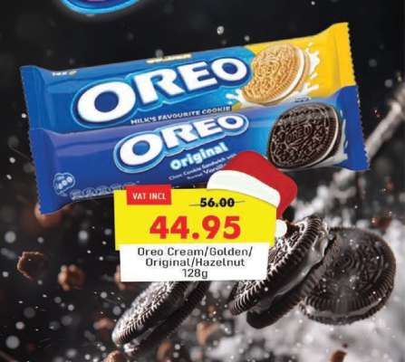 Oreo Cream/Golden/Original/Hazelnut 128g
