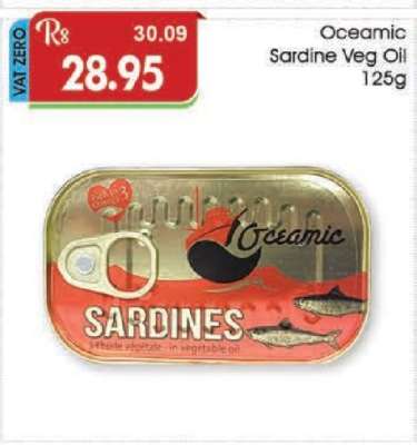 Oceanic Sardine Veg Oil 125g