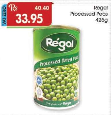 REGAL PROCESSED PEAS 425G