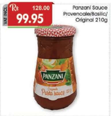 Panzani Sauce Provencale/Basilic/Original 210g