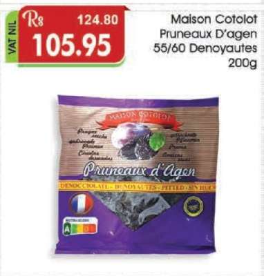 Maison Cotolot Pruneaux D'agen 55/60 Denoyautes 200g