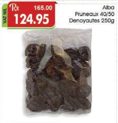Alba Pruneaux 40/50 Denoyautes 250g
