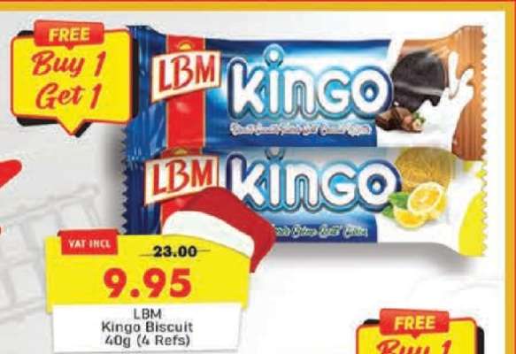LBM Kingo Biscuit 40g (4 Refs)