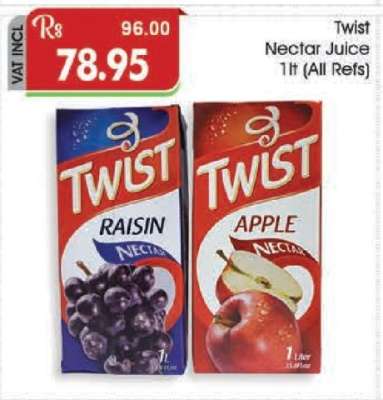 Twist Nectar Juice 1L (All Refs)