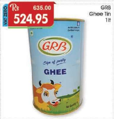 GRB Ghee Tin 1lt