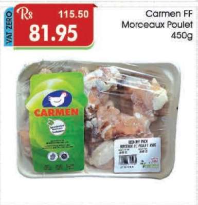 Carmen FF Morceaux Poulet 450g