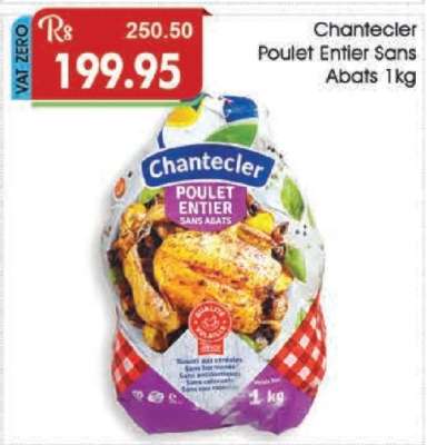 Chantecler Poulet Entier Sans Abats 1kg