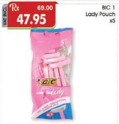 BIC 1 Lady Pouch x5