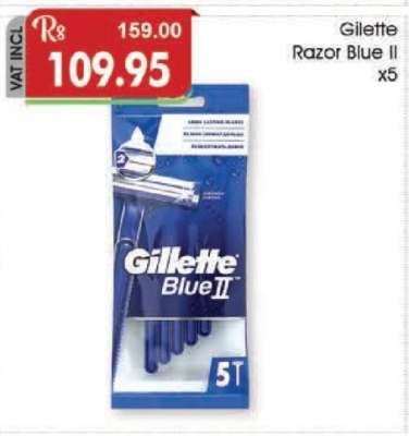 Gillette Razor Blue II x5