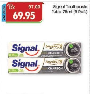 Signal Toothpaste Tube 75ml (5 Refs)