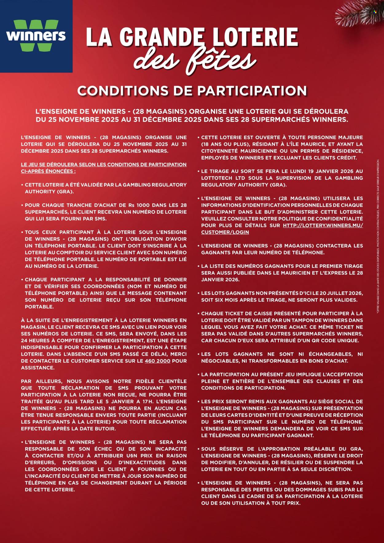 Catalogue Winners - 18/12/2025 - 31/12/2025. Page 3