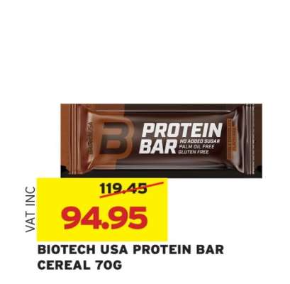 BIOTECH USA PROTEIN BAR CEREAL 70G
