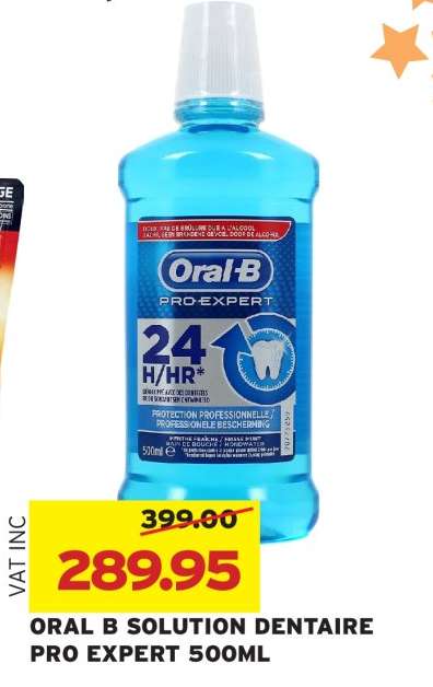 ORAL B SOLUTION DENTAIRE PRO EXPERT 500ML