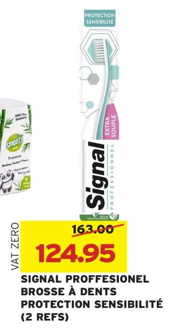 SIGNAL PROFFESIONEL BROSSE A DENTS PROTECTION SENSIBILITE (2 REFS)