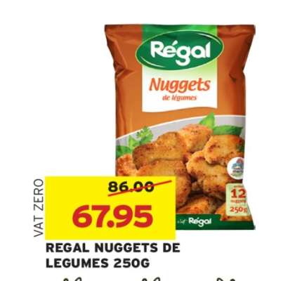 REGAL NUGGETS DE LEGUMES 250G