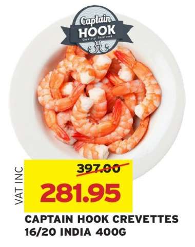 CAPTAIN HOOK CREVETTES