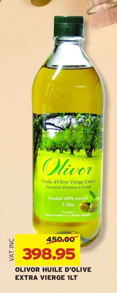 OLIVOR HUILE D'OLIVE EXTRA VIERGE 1LT