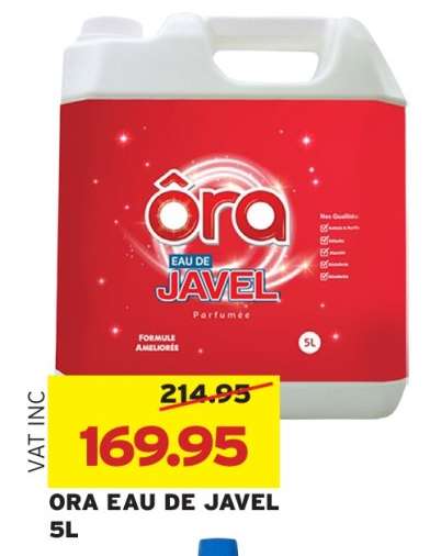 ORA EAU DE JAVEL 5L