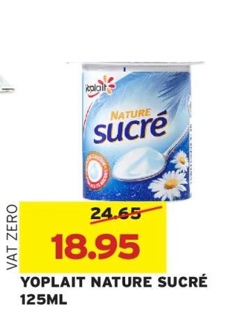 Yoplait Nature Sucre