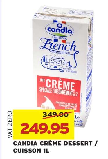 CANDIA CRÈME DESSERT / CUISSON 1L