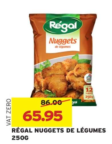 REGAL NUGGETS DE LEGUMES 250G
