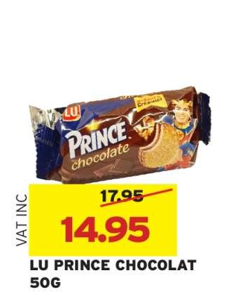 LU PRINCE CHOCOLAT 50G