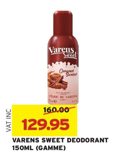 VARENS SWEET DEODORANT 150ML (GAMME)