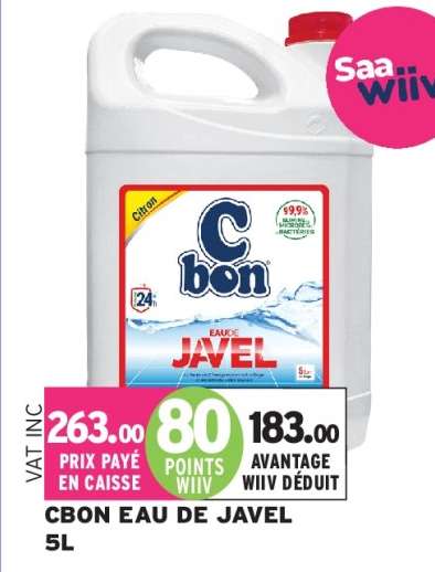CBON EAU DE JAVEL 5L