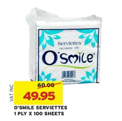 O'SMILE SERVIETTES