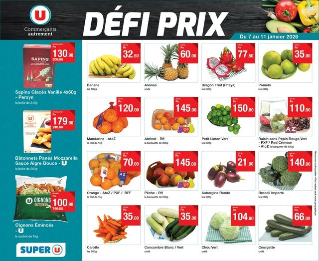 Catalogue Super U - 07/01/2026 - 11/01/2026. Page 1
