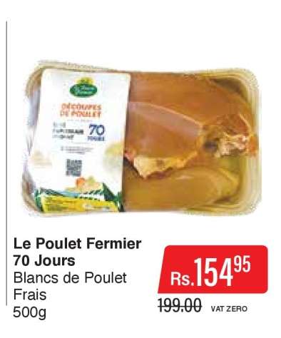 Le Poulet Fermier 70 jours