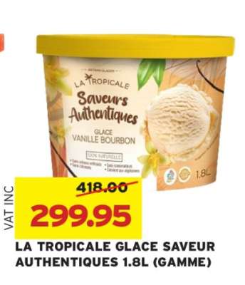 LA TROPICALE GLACE SAVEUR AUTHENTIQUES 1.8L (GAMME)