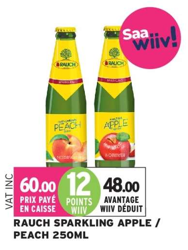 RAUCH SPARKLING APPLE / PEACH 250ML