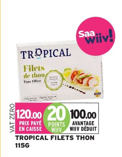 TROPICAL FILETS THON 115G