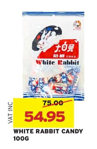 WHITE RABBIT CANDY 100G