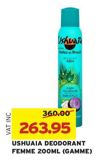 USHUAIA DEODORANT FEMME 200ML (GAMME)