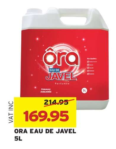 ORA EAU DE JAVEL 5L