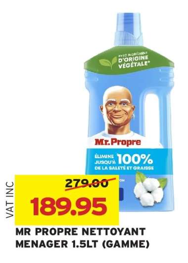 MR PROPRE NETTOYANT MENAGER 1.5LT (GAMME)
