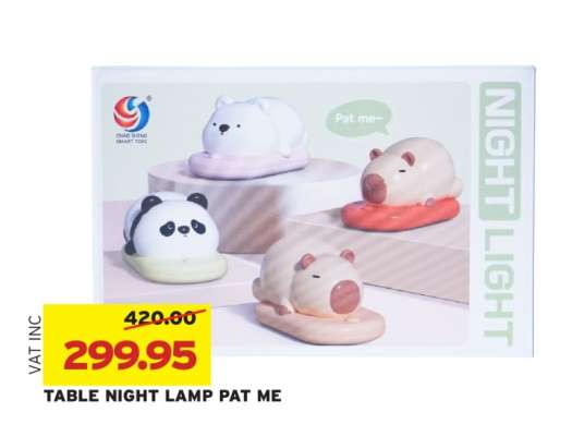 TABLE NIGHT LAMP PAT ME