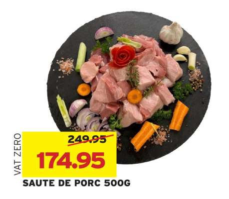 SAUTE DE PORC 500G