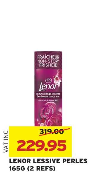 LENOR LESSIVE PERLES
