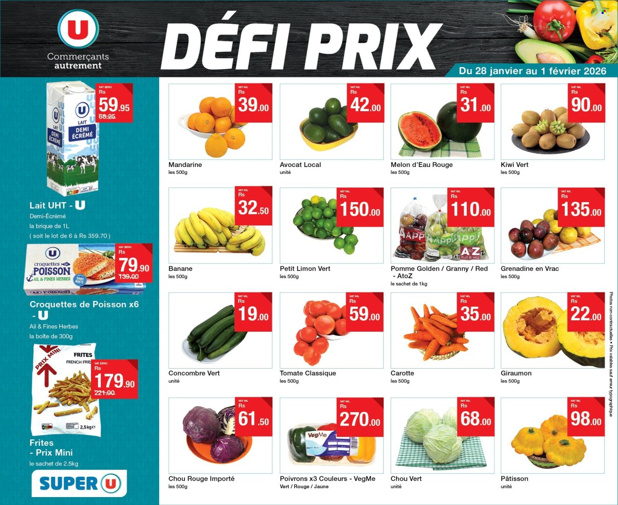 Catalogue Super U - 28/01/2026 - 01/02/2026. Page 1